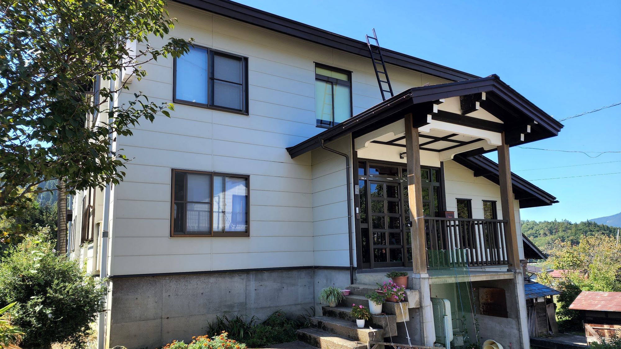 野沢温泉 民宿ニューほしば 施設全景