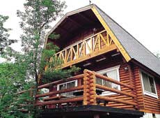 貸別荘 天ヶ瀬ログハウスB 施設全景