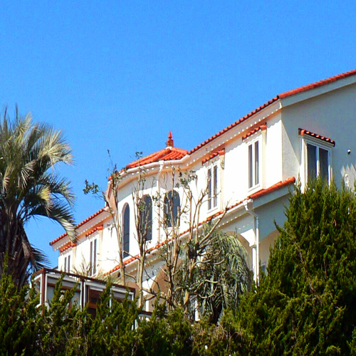 写真:押し花アートを楽しめる犬の宿 ガラスの仔犬