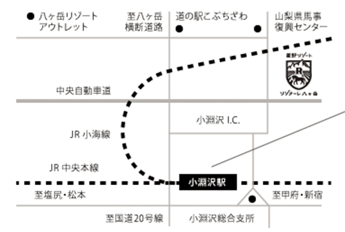 星野リゾート リゾナーレ八ヶ岳 地図 アクセス 楽天トラベル