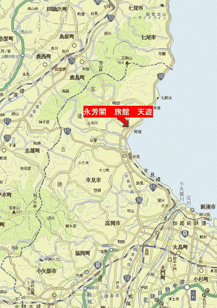 氷見温泉郷 魚巡りの宿 永芳閣 ｂｂｈホテルグループ 地図 アクセス 楽天トラベル