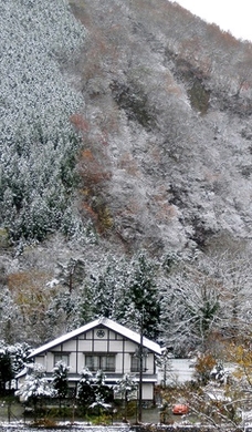 湯西川温泉 民宿やま久 囲炉裏の温泉民宿 施設全景