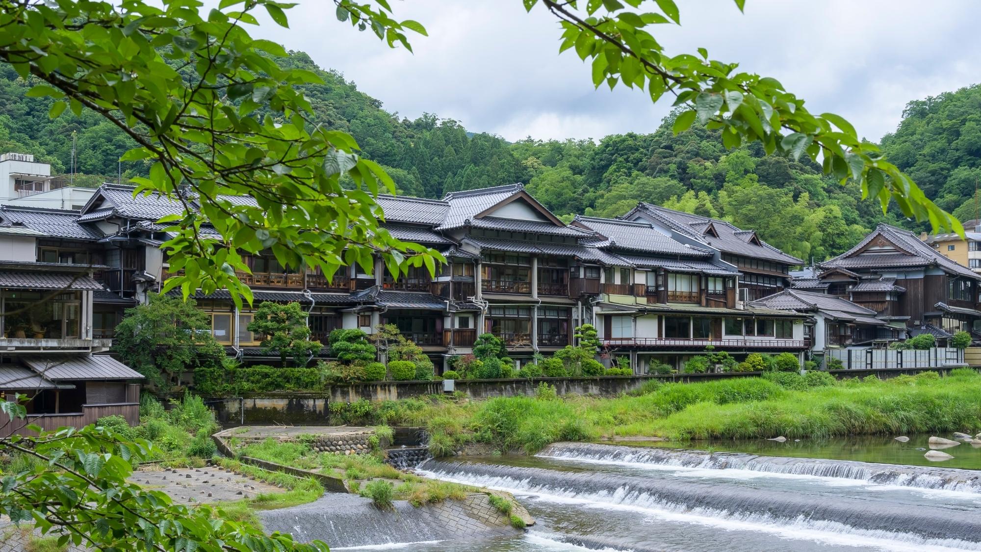 三朝温泉 旅館 大橋 施設全景