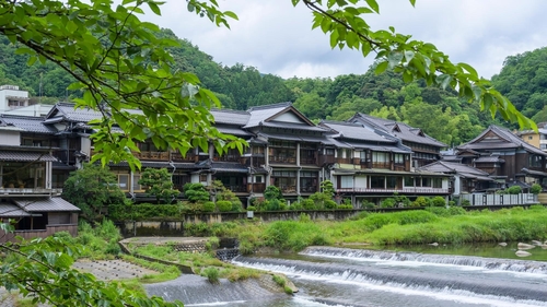 三朝温泉　旅館　大橋 施設全景