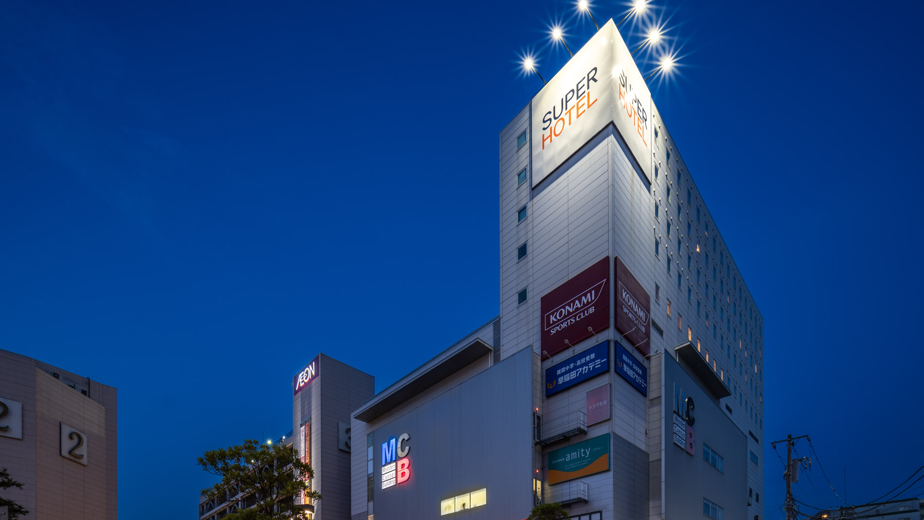 スーパーホテル東西線・市川・妙典駅前 施設全景
