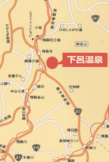 下呂温泉 今宵天空に遊ぶ しょうげつ 地図 アクセス 楽天トラベル