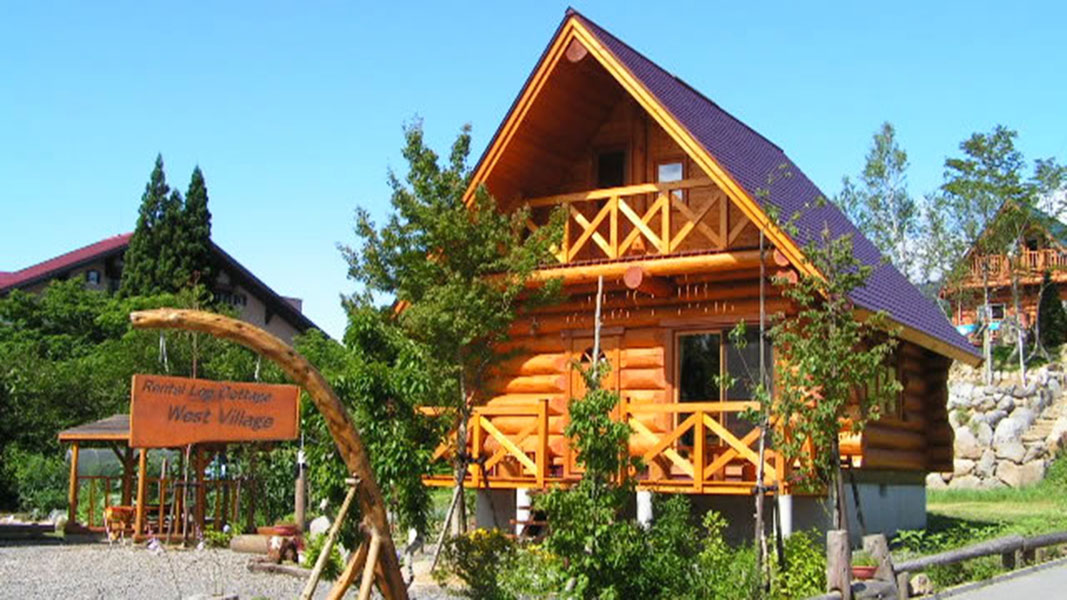 Rental Log Cottage West Village 施設全景