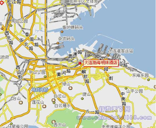 大連 ボーハイ パール ホテル（大連渤海明珠酒店）(BOHAI PEARL HOTEL DALIAN) 地図・アクセス【楽天トラベル】