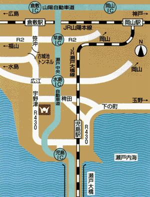 ホテル瀬戸大橋 地図 アクセス 楽天トラベル