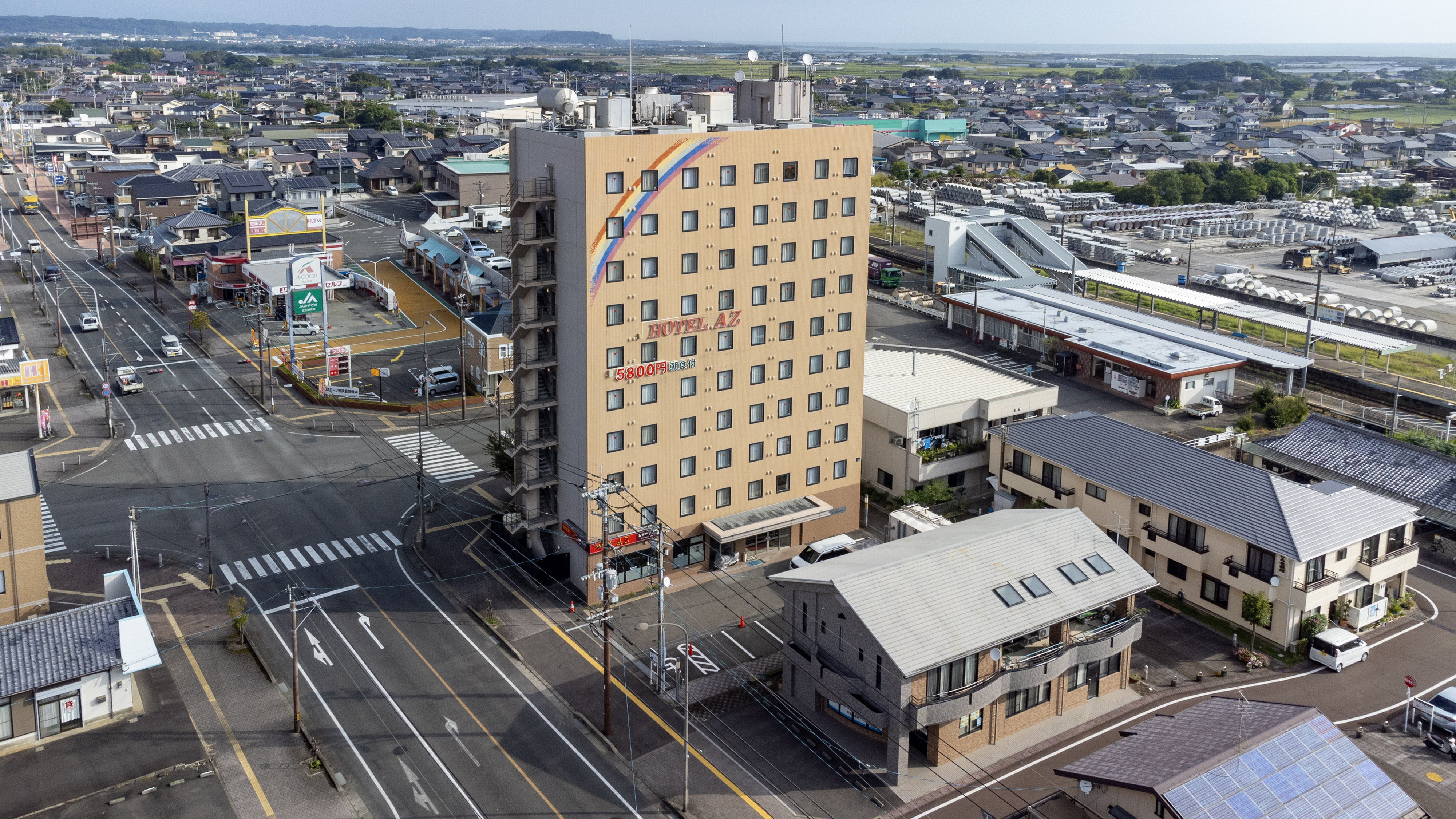 HOTEL AZ 宮崎佐土原店 施設全景