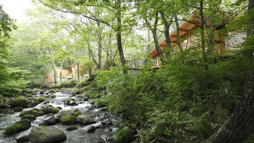 「蔵王の森」がつくる美と健康の温泉宿　ゆと森倶楽部 施設全景