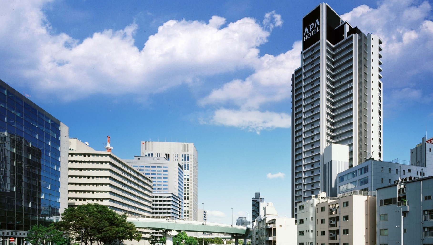 アパホテル〈大阪肥後橋駅前〉(全室禁煙) 施設全景