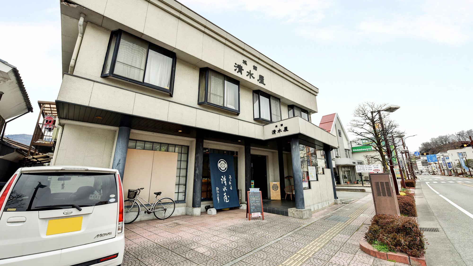 甲州街道 韮崎宿 清水屋旅館 施設全景