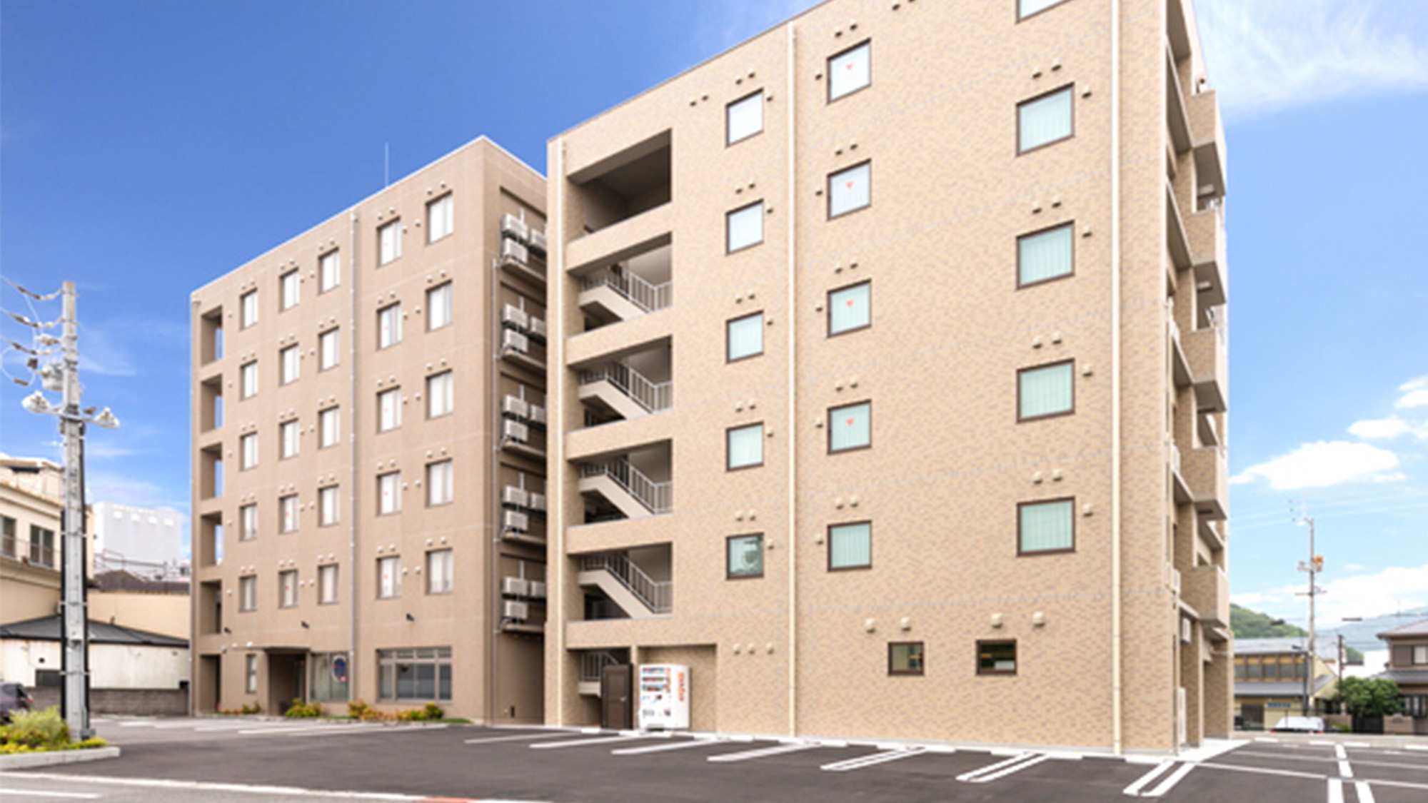 あなんステーション ホテル 施設全景