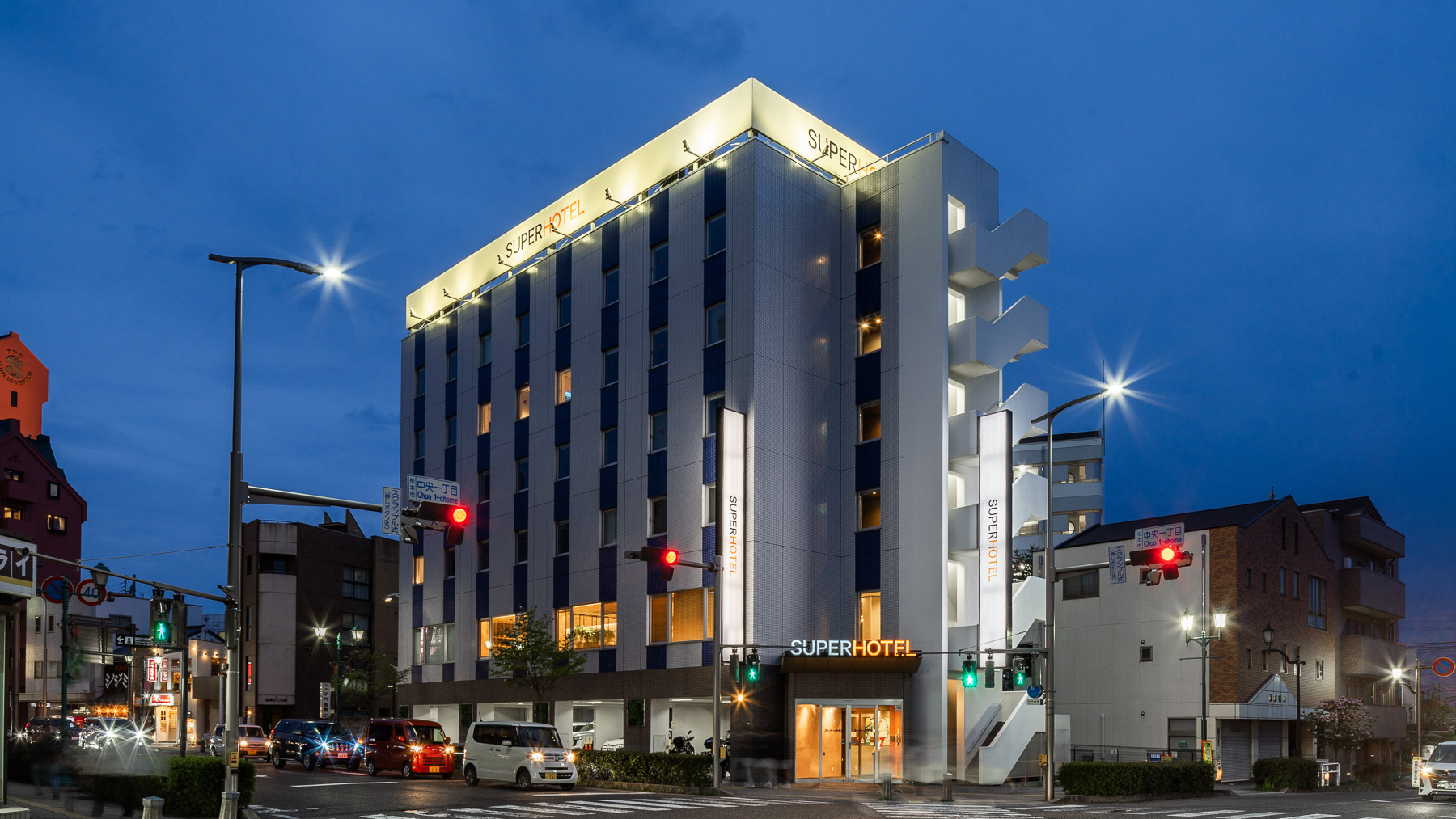 スーパーホテル松本駅前 施設全景