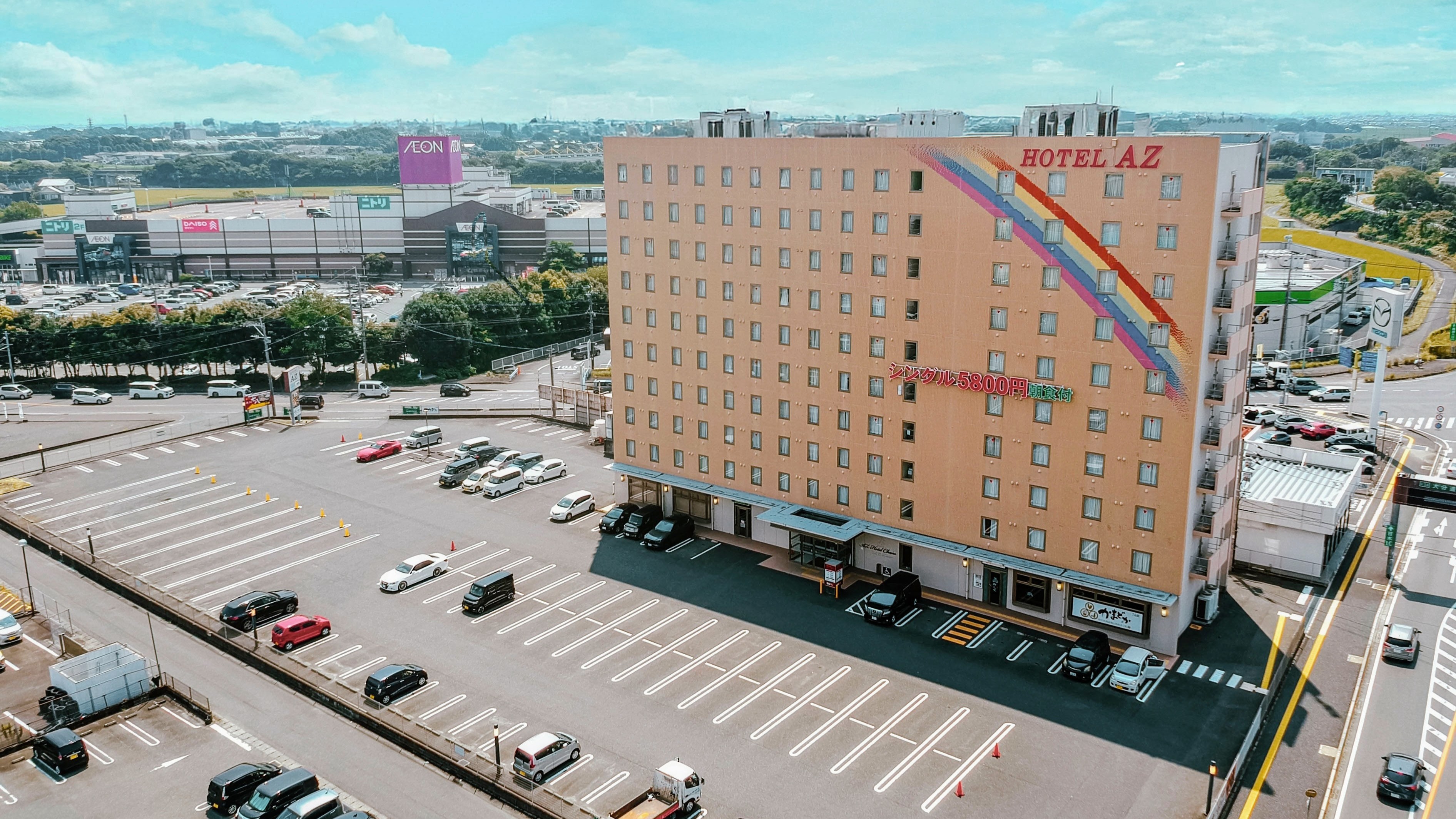 HOTEL AZ 福岡甘木インター店 施設全景