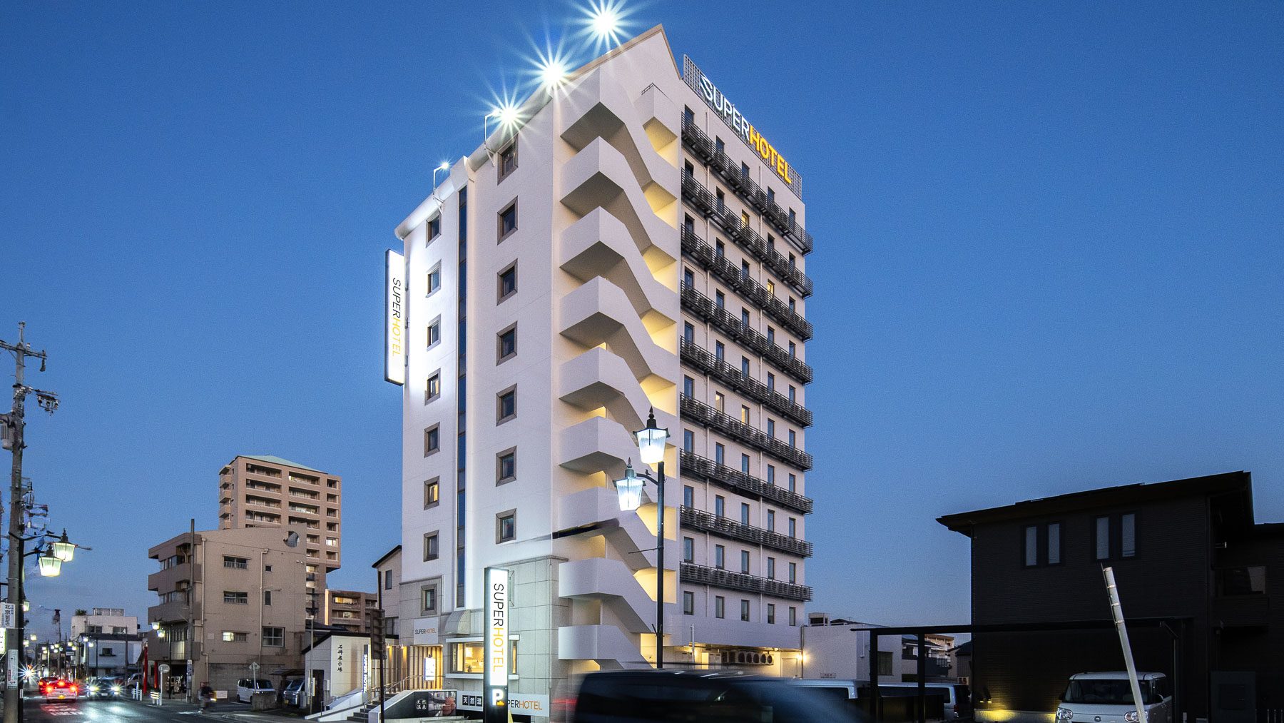 天然温泉 安祥の湯 スーパーホテル安城駅前 施設全景