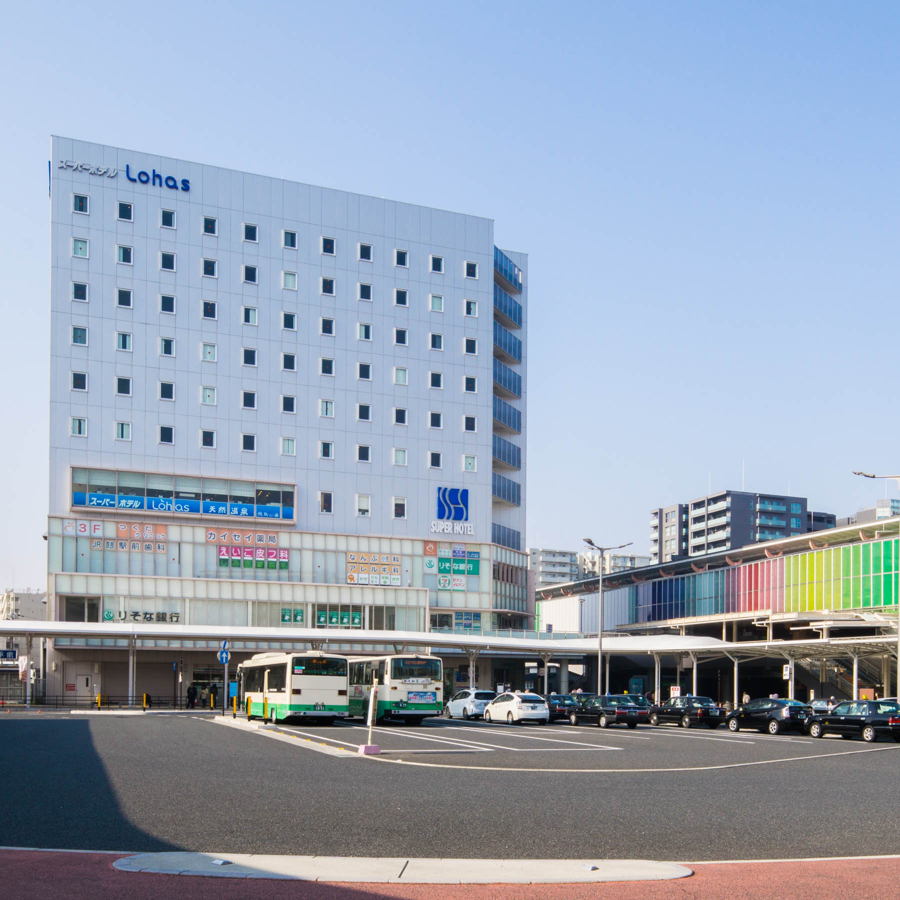 ２０２４年４月フルリニューアルオープン　天然温泉　飛鳥の湯　スーパーホテルＰｒｅｍｉｅｒＪＲ奈良駅 施設全景