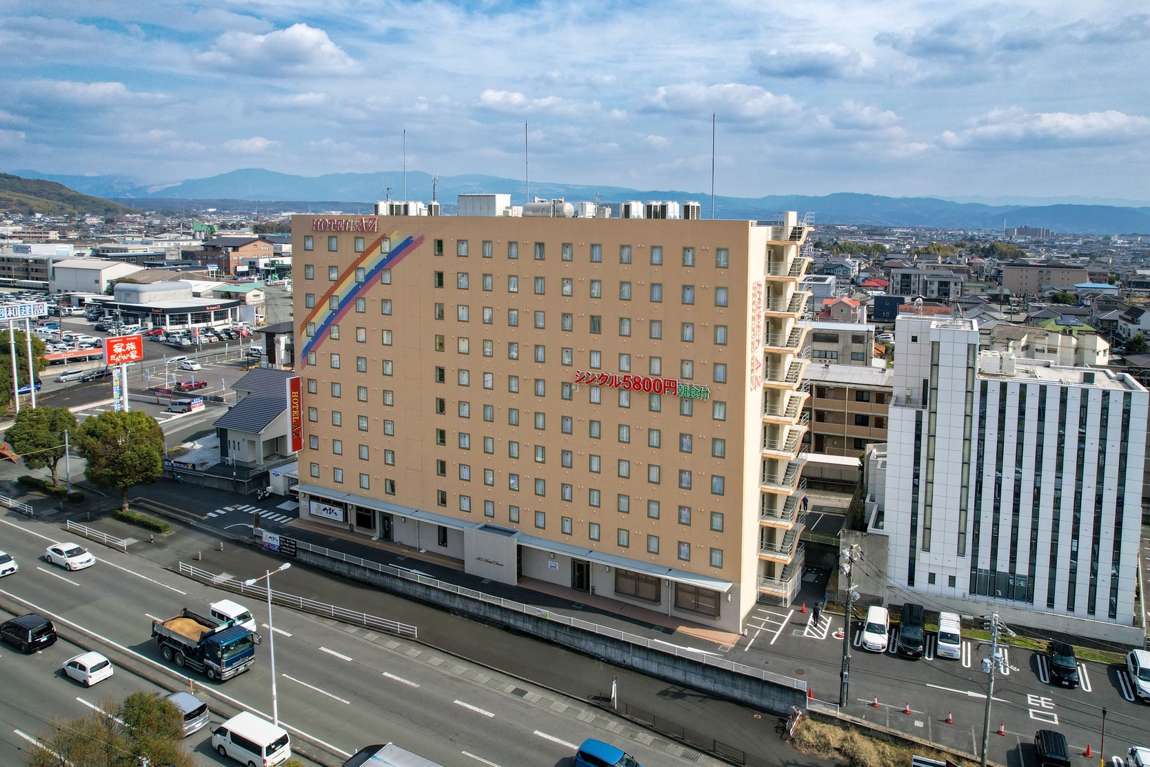 HOTEL AZ 熊本インター御領店 施設全景