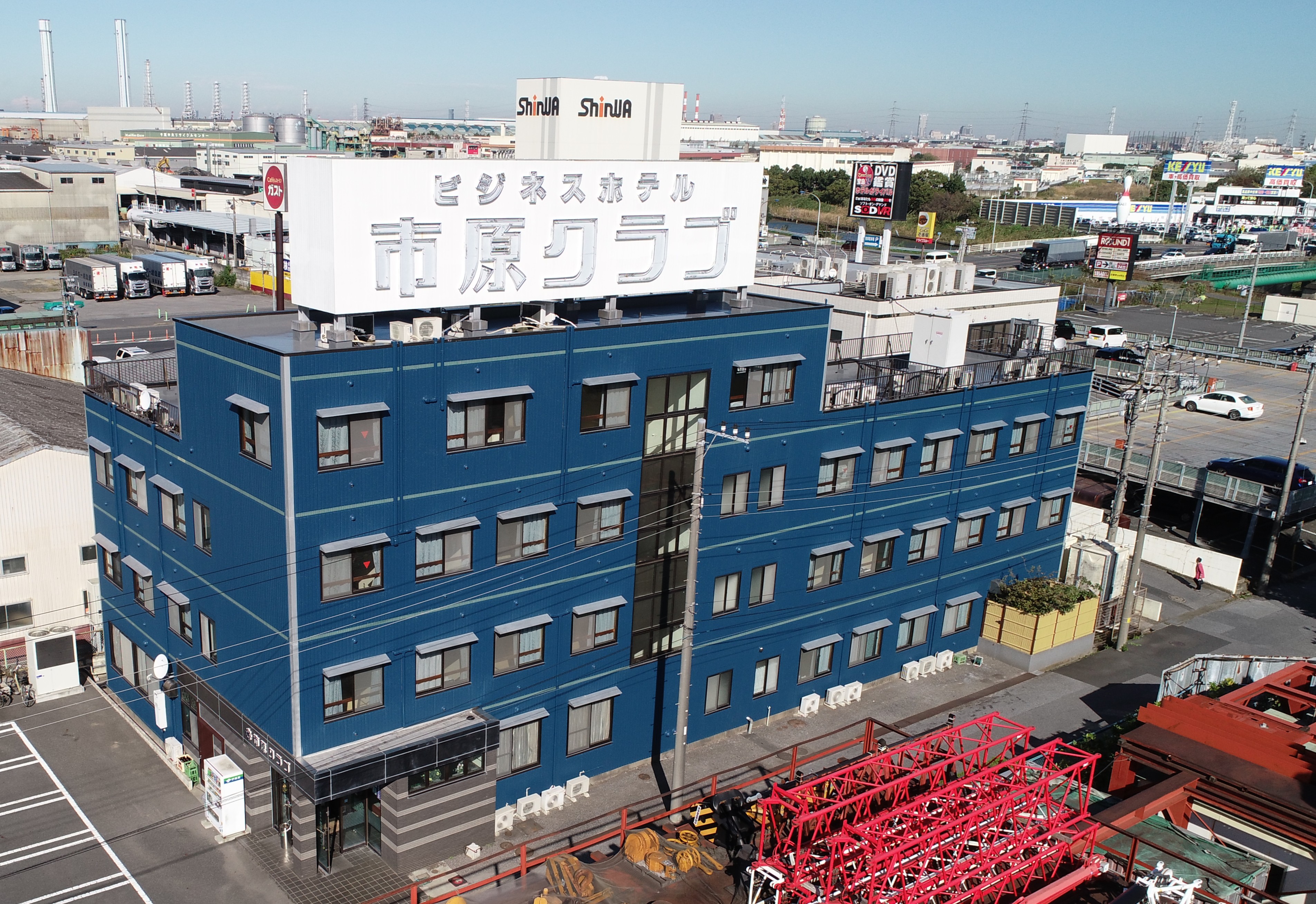 ホテル市原クラブ八幡北町店 施設全景