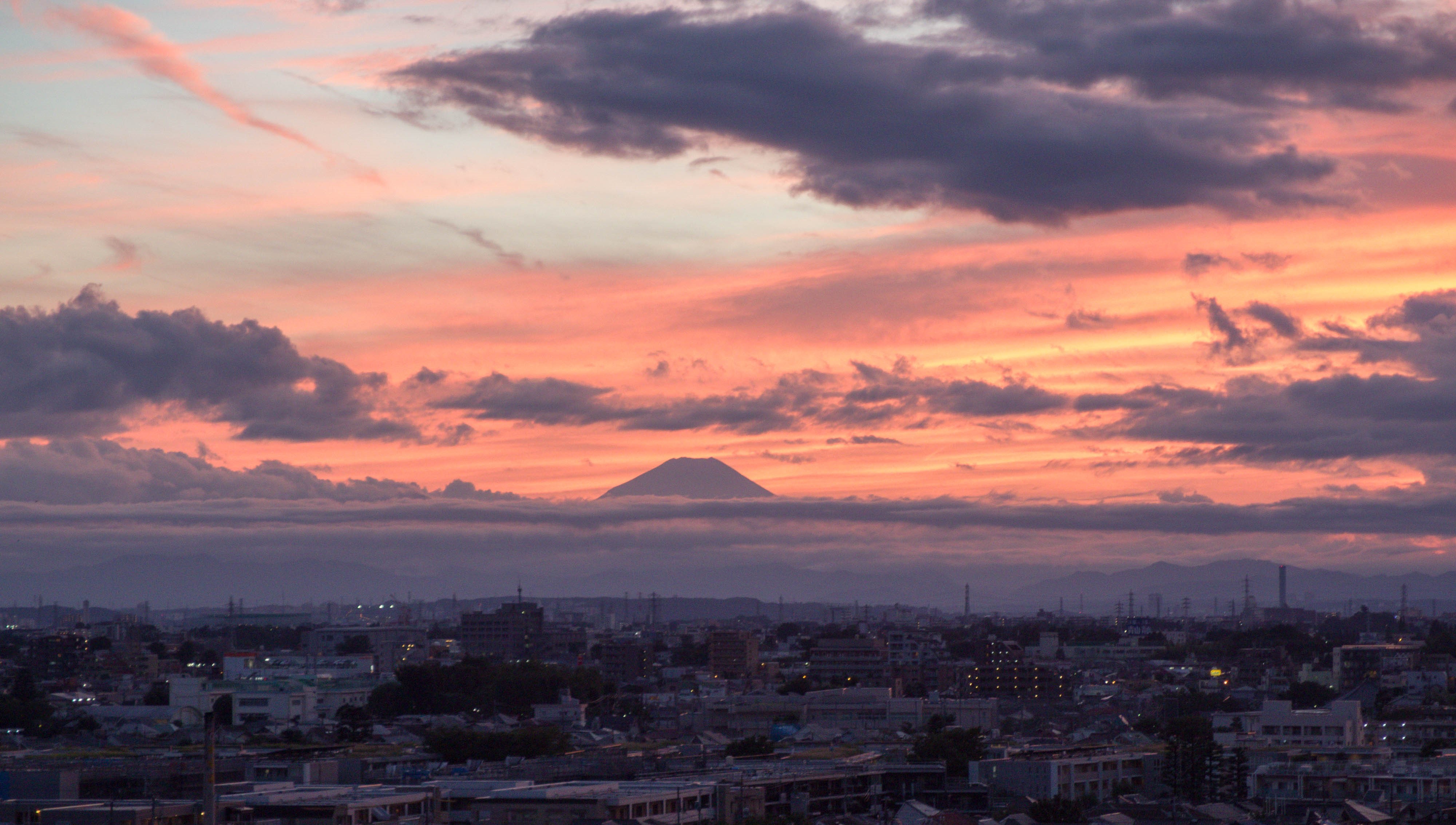 ある客室からの眺め　【富士山】