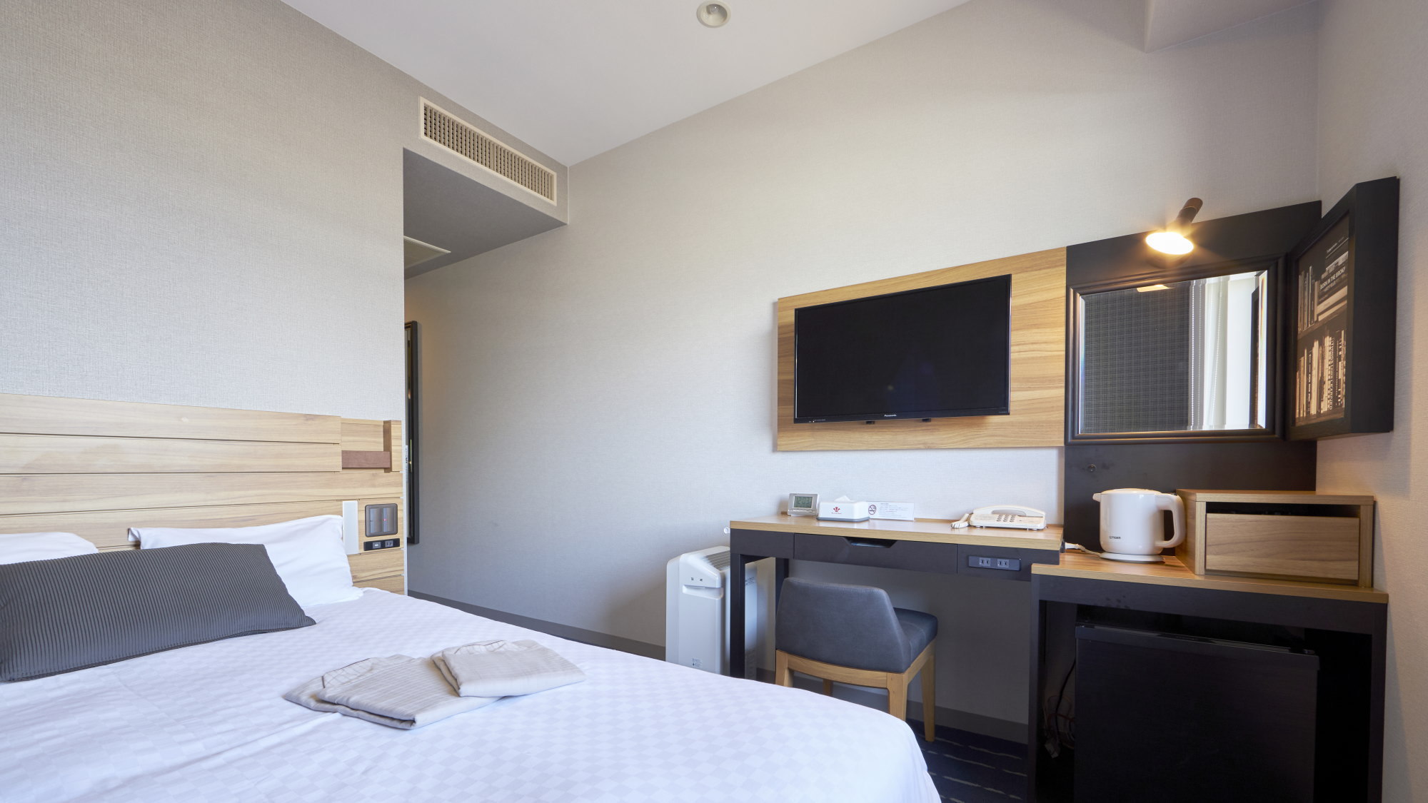 ■ダブルルーム【 15.3㎡ 】一例