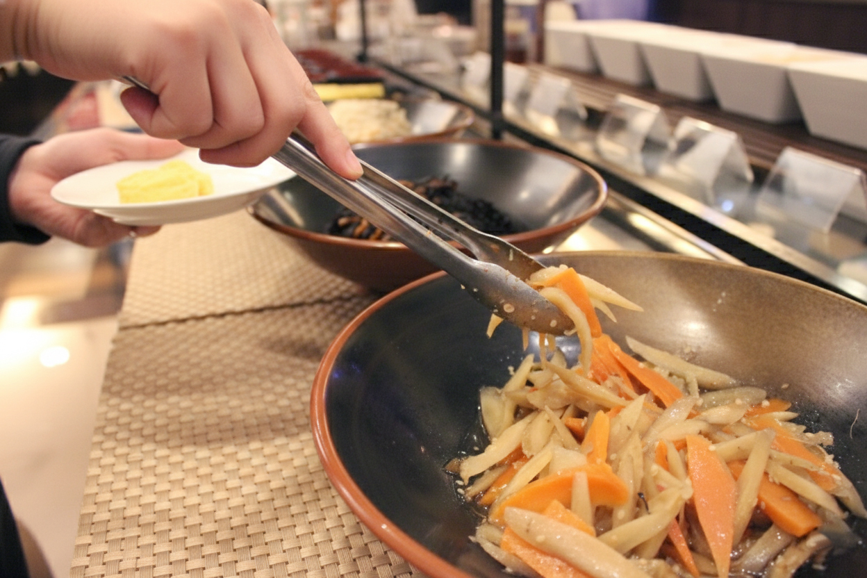 朝食ビュッフェ（和食）