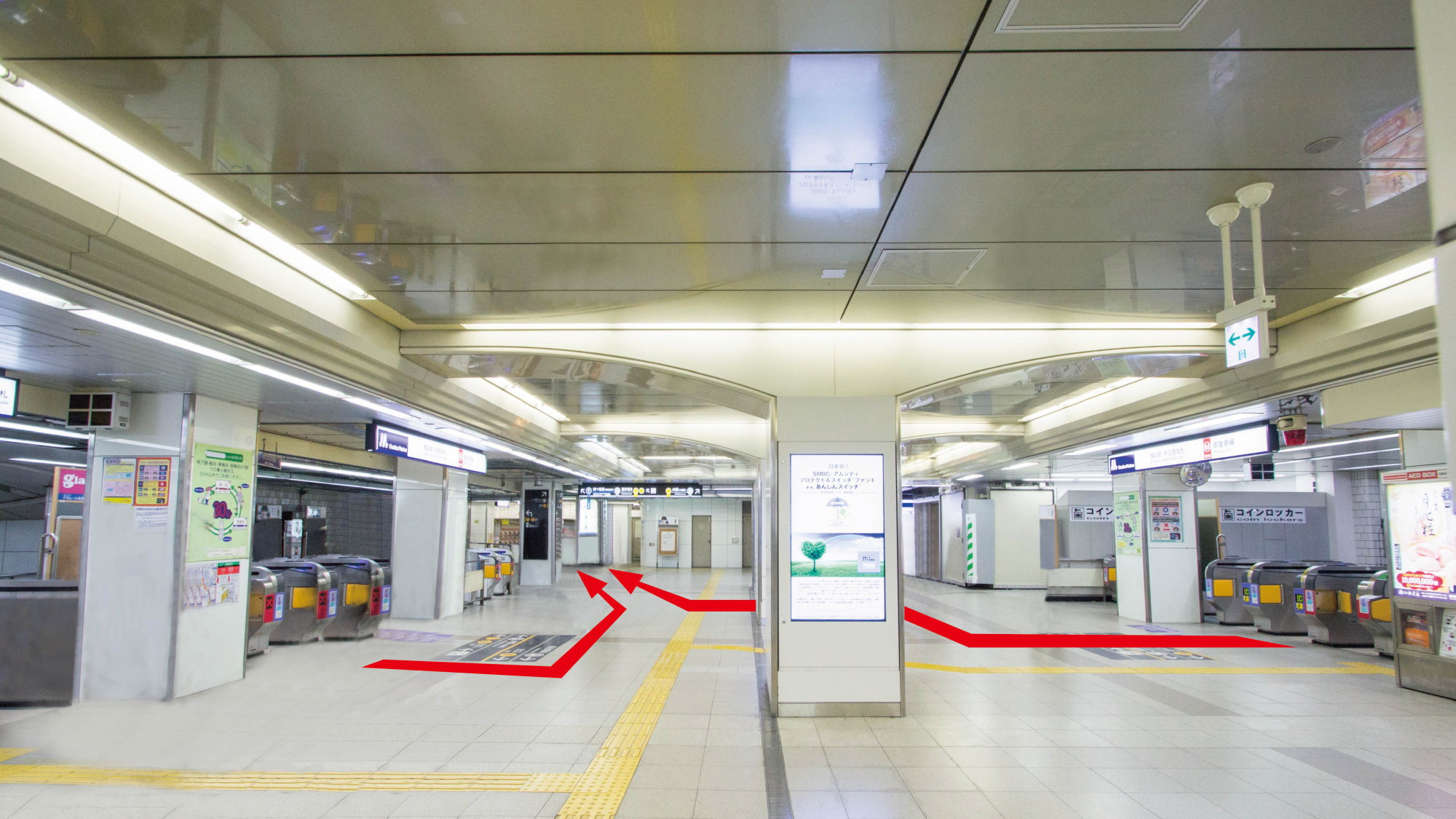 ■【地下鉄からのアクセス：１】