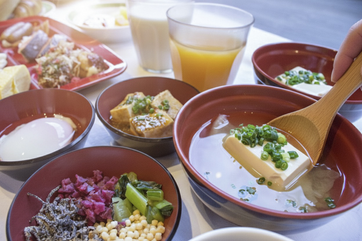 朝食ビュッフェ（一例）