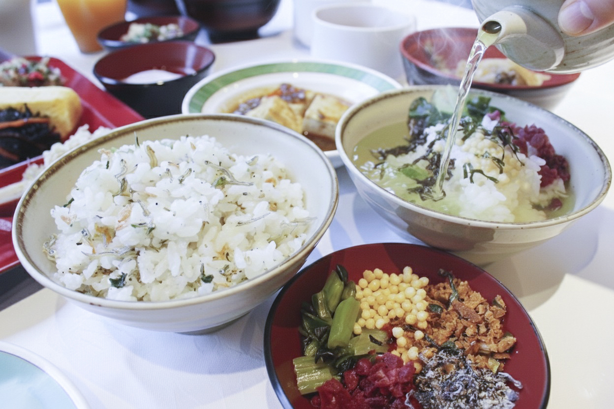 朝食ビュッフェ（お茶漬け）