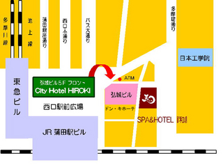 当館はJR蒲田駅西口徒歩0分！ドンキさんの隣デス。