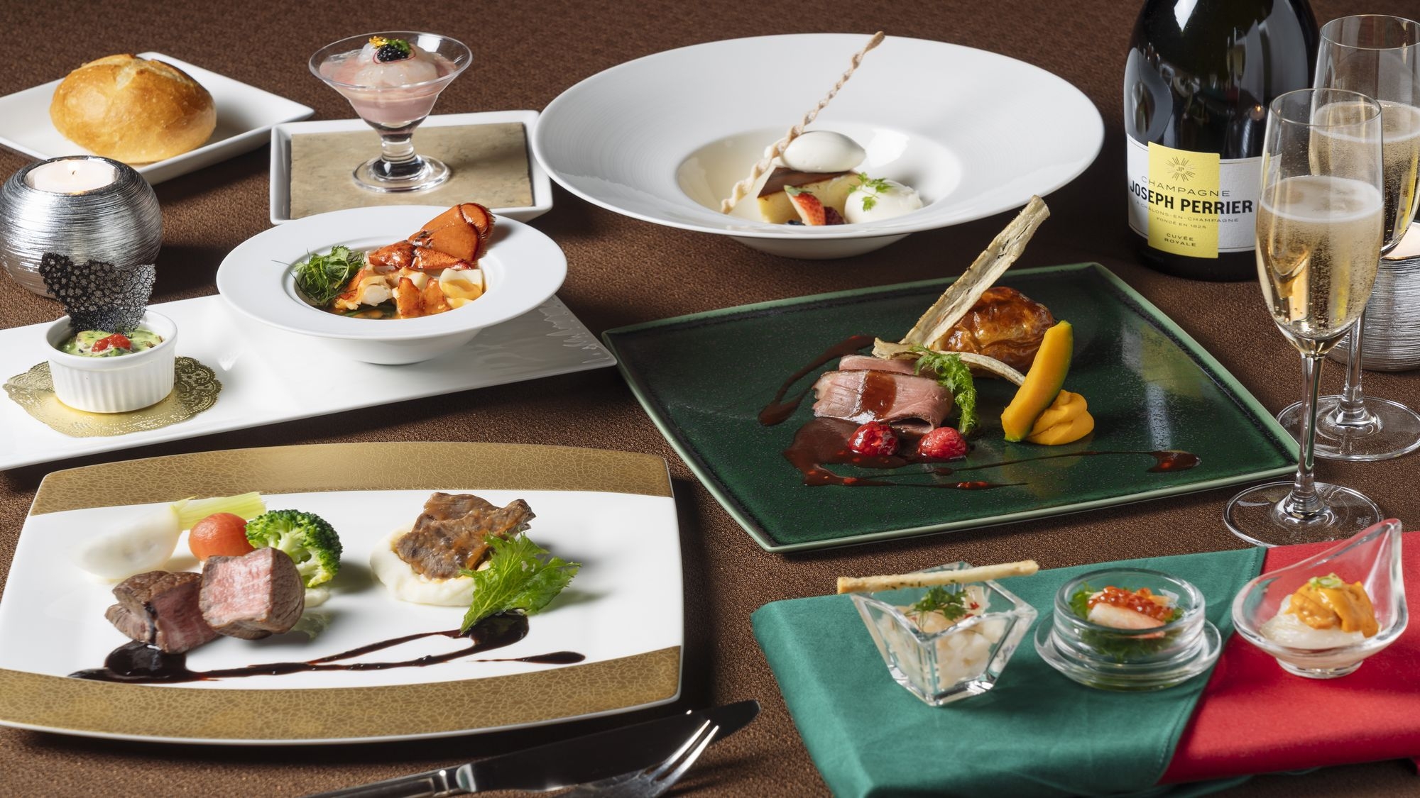 【期間限定◆1泊2食】ホテルで過ごすクリスマス★グランノエルディナー／夕食18：00スタート