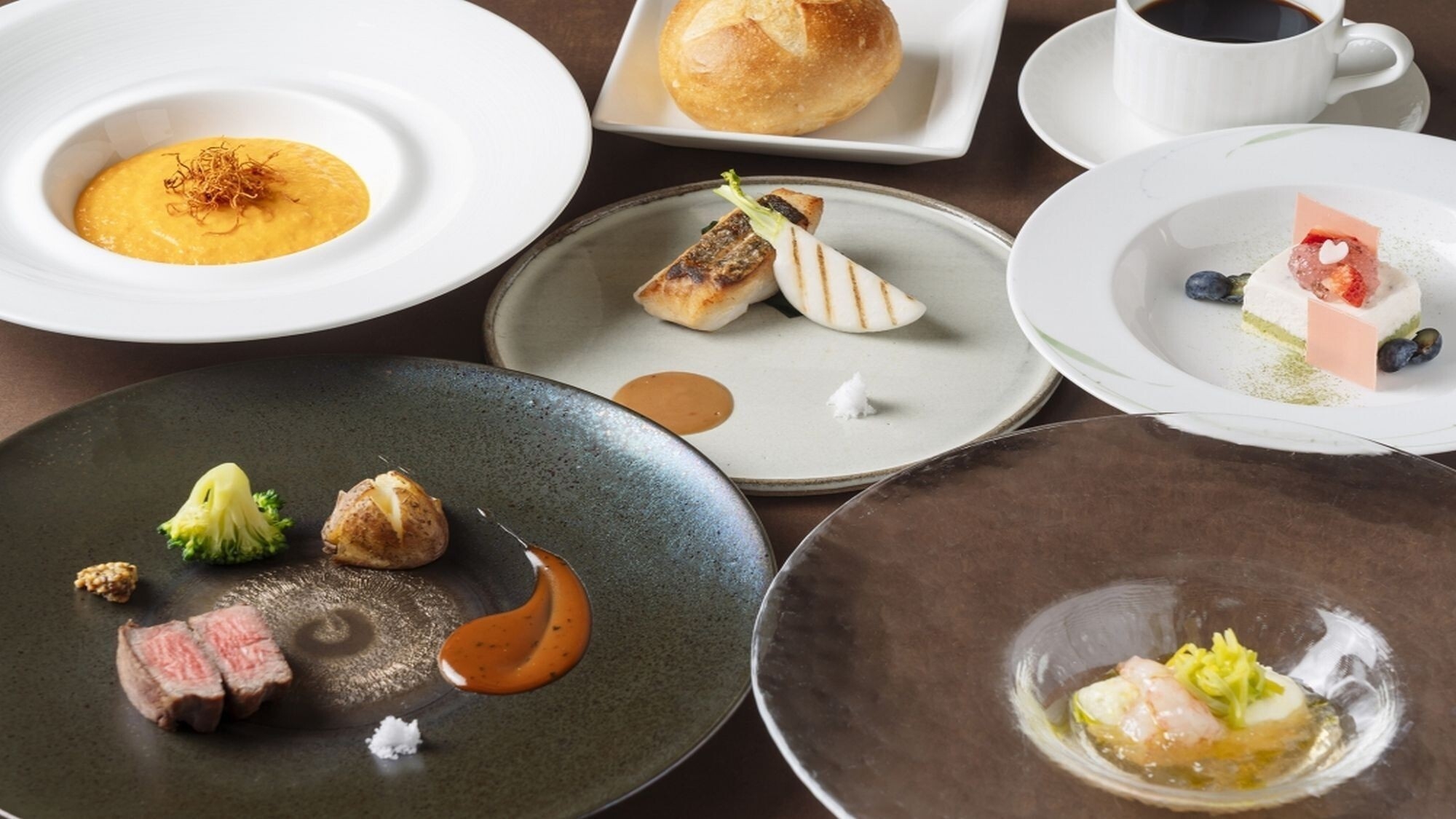 【洋食コース／1泊2食付】シェフお勧め！十勝の旬食材を味わうこだわりの洋食コース