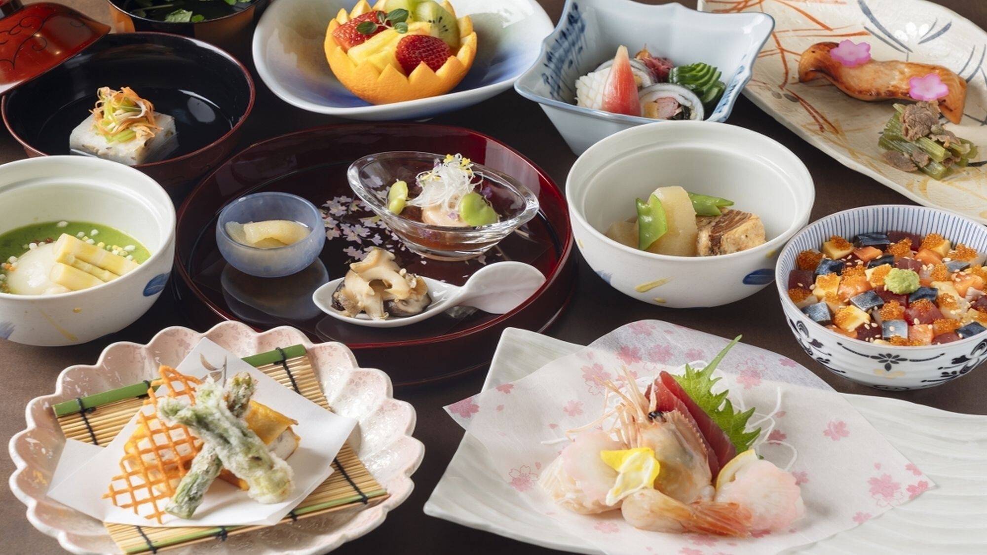 【グレードアップ和食会席／1泊2食付】旬の厳選食材を愉しむ季節の特別和食会席