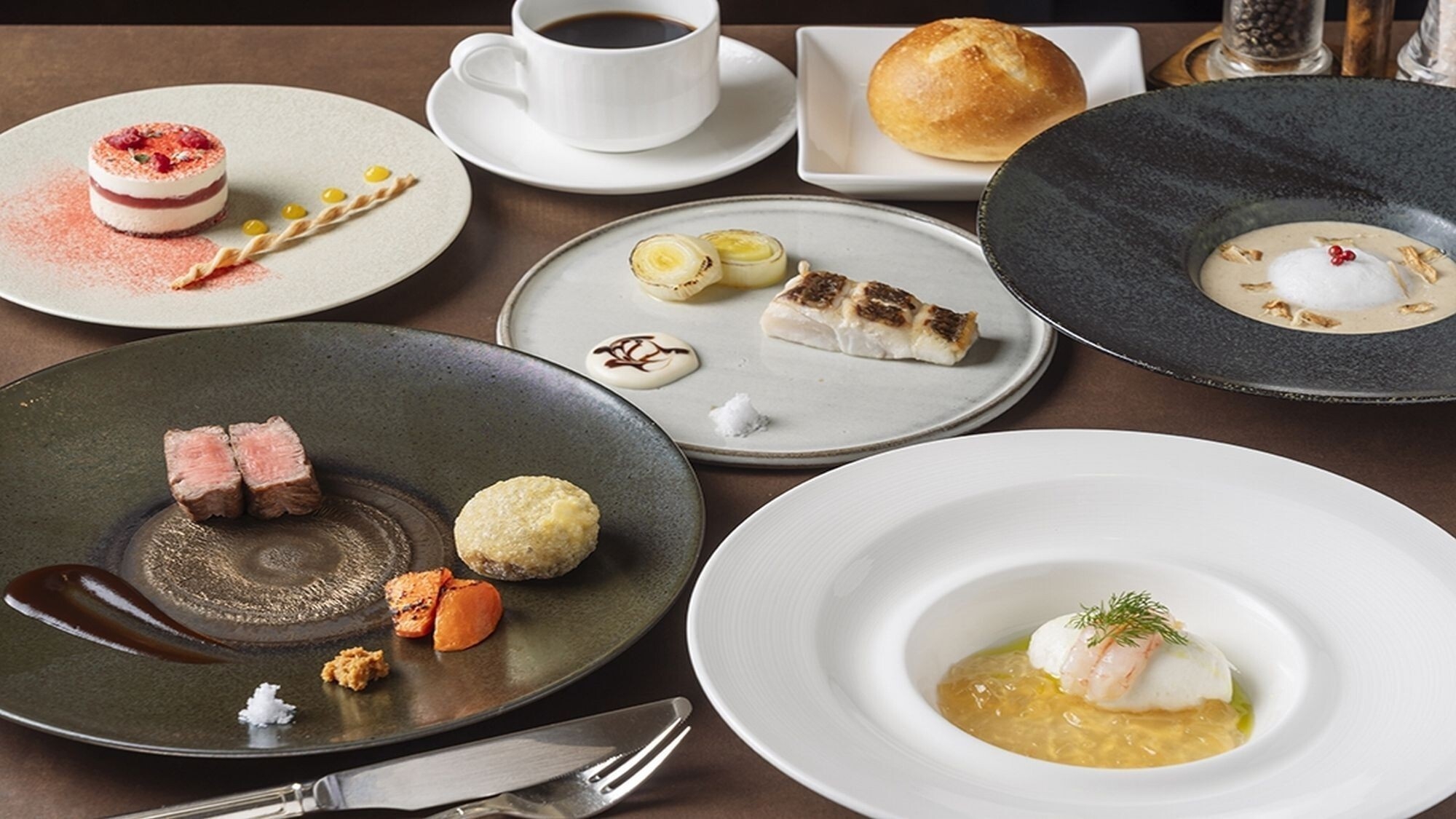 【洋食コース／1泊2食付】シェフお勧め！十勝の旬食材を味わうこだわりの洋食コース