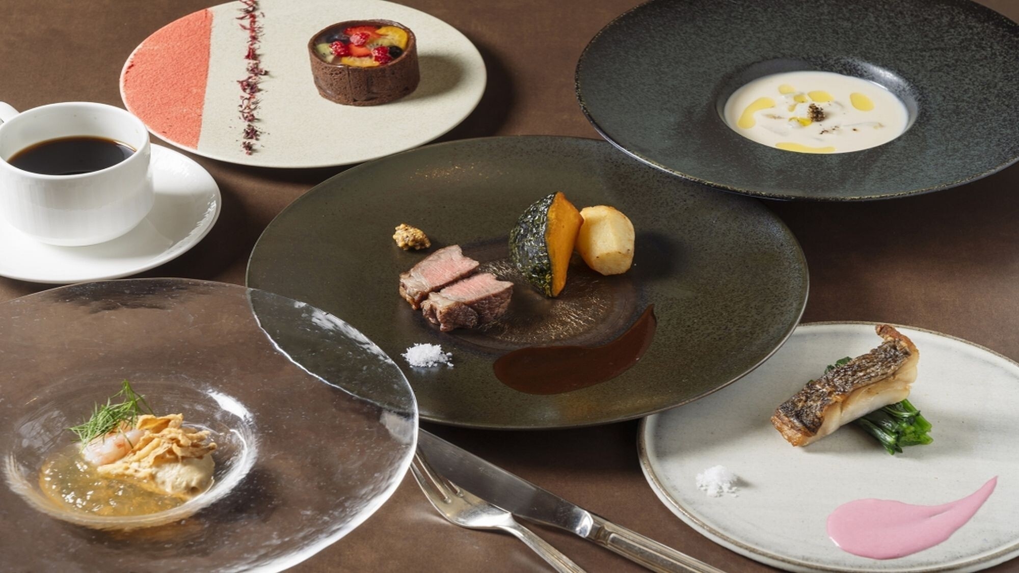 【洋食コース／1泊2食付】シェフお勧め！十勝の旬食材を味わうこだわりの洋食コース