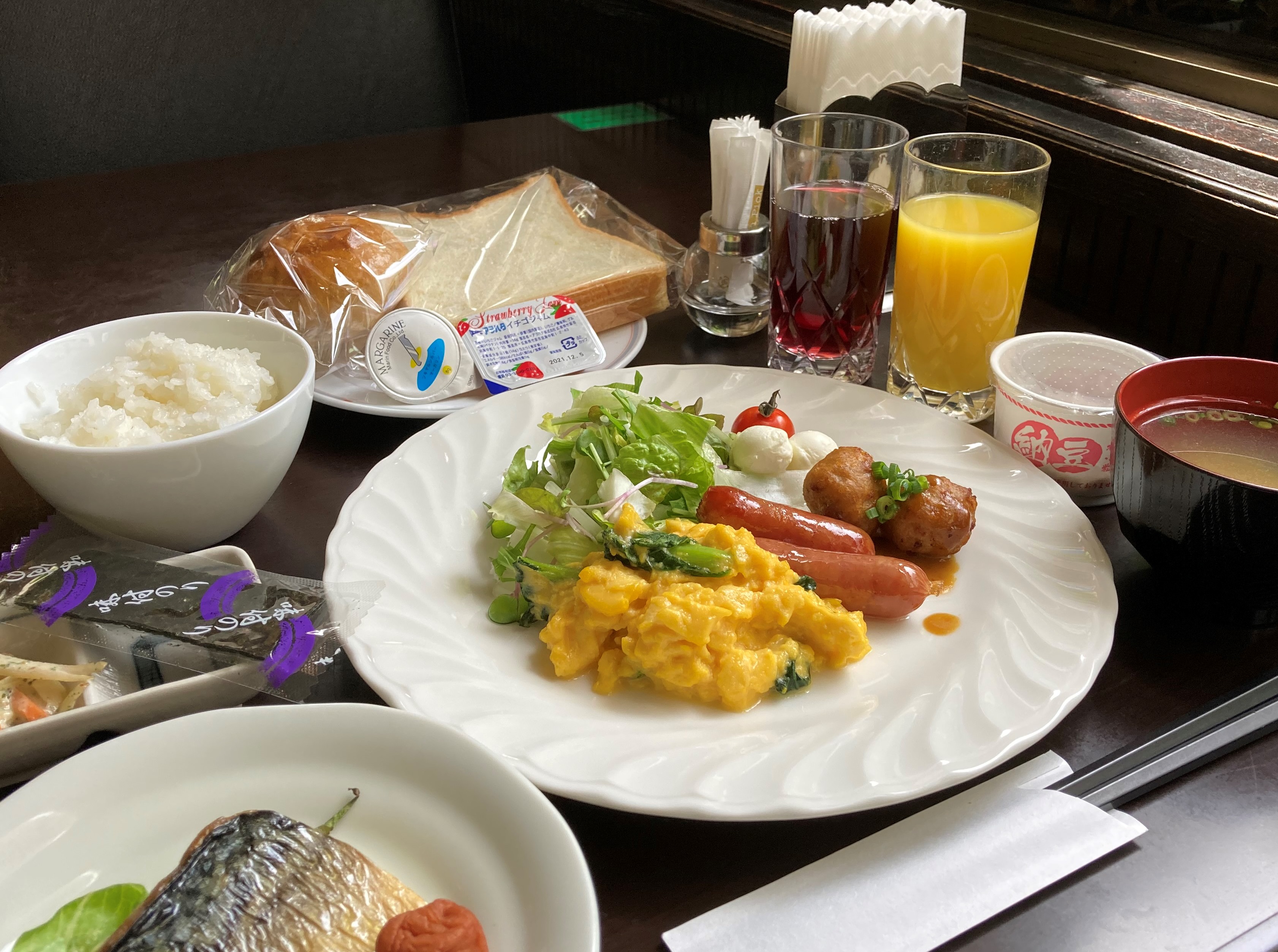 朝食セットメニュー