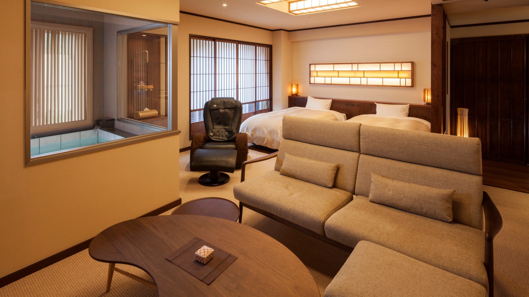 【温泉付】DXツイン721号室【特別フロア「月星」】50平米