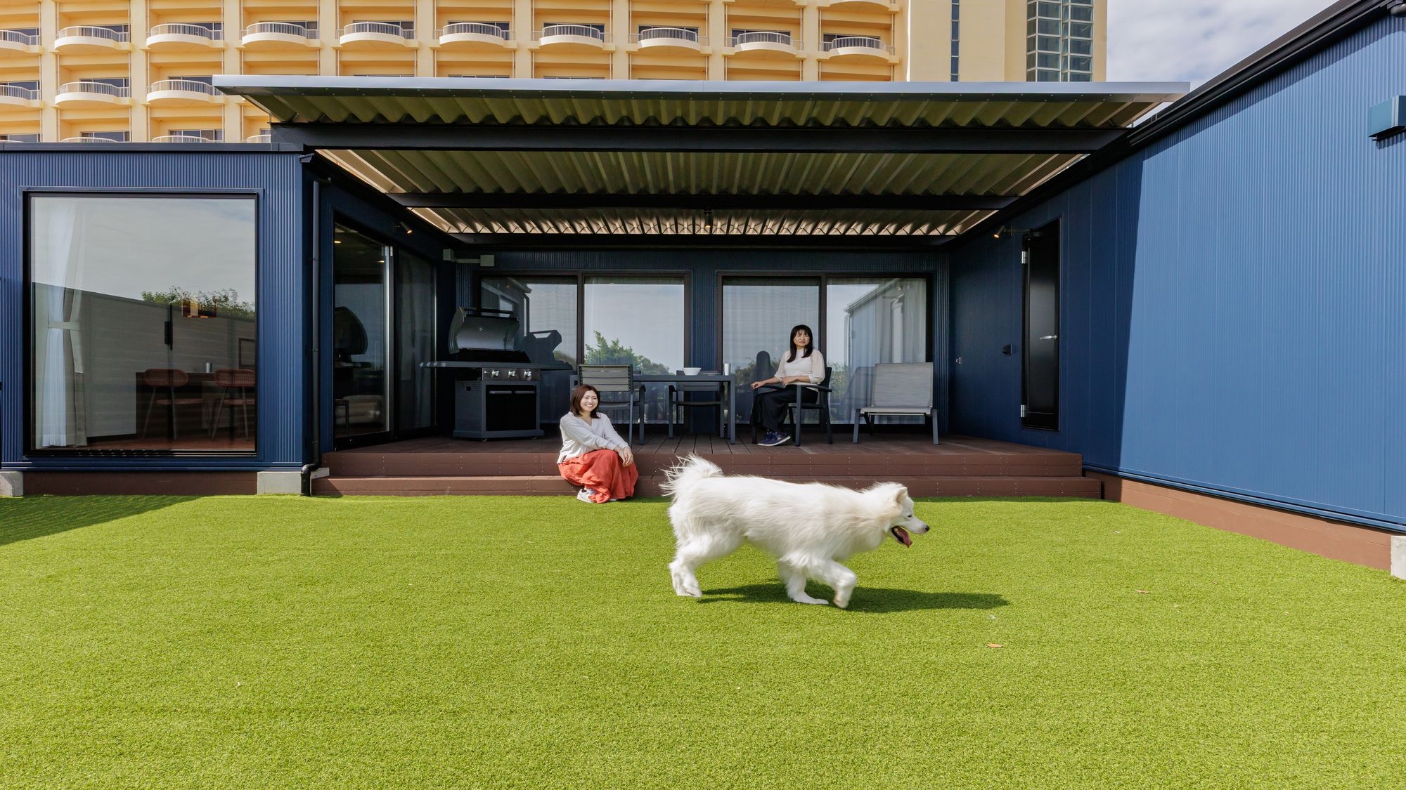 【愛犬と一緒にご宿泊！】＜プライベートサウナ付きヴィラ＞手ぶらでBBQが楽しめるグランピングプラン