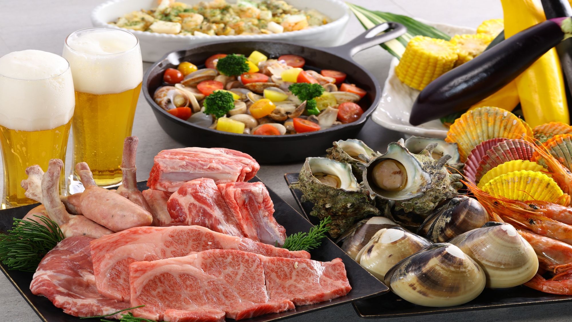 ＜新設のサウナ付きヴィラ＞手ぶらでBBQが楽しめるグランピングプラン【九十九里の海の恵みBBQ】
