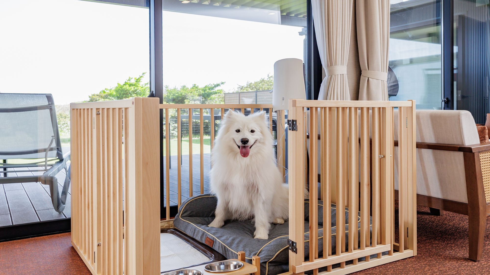 【愛犬と一緒にご宿泊！】＜プライベートサウナ付きヴィラ＞手ぶらでBBQが楽しめるグランピングプラン