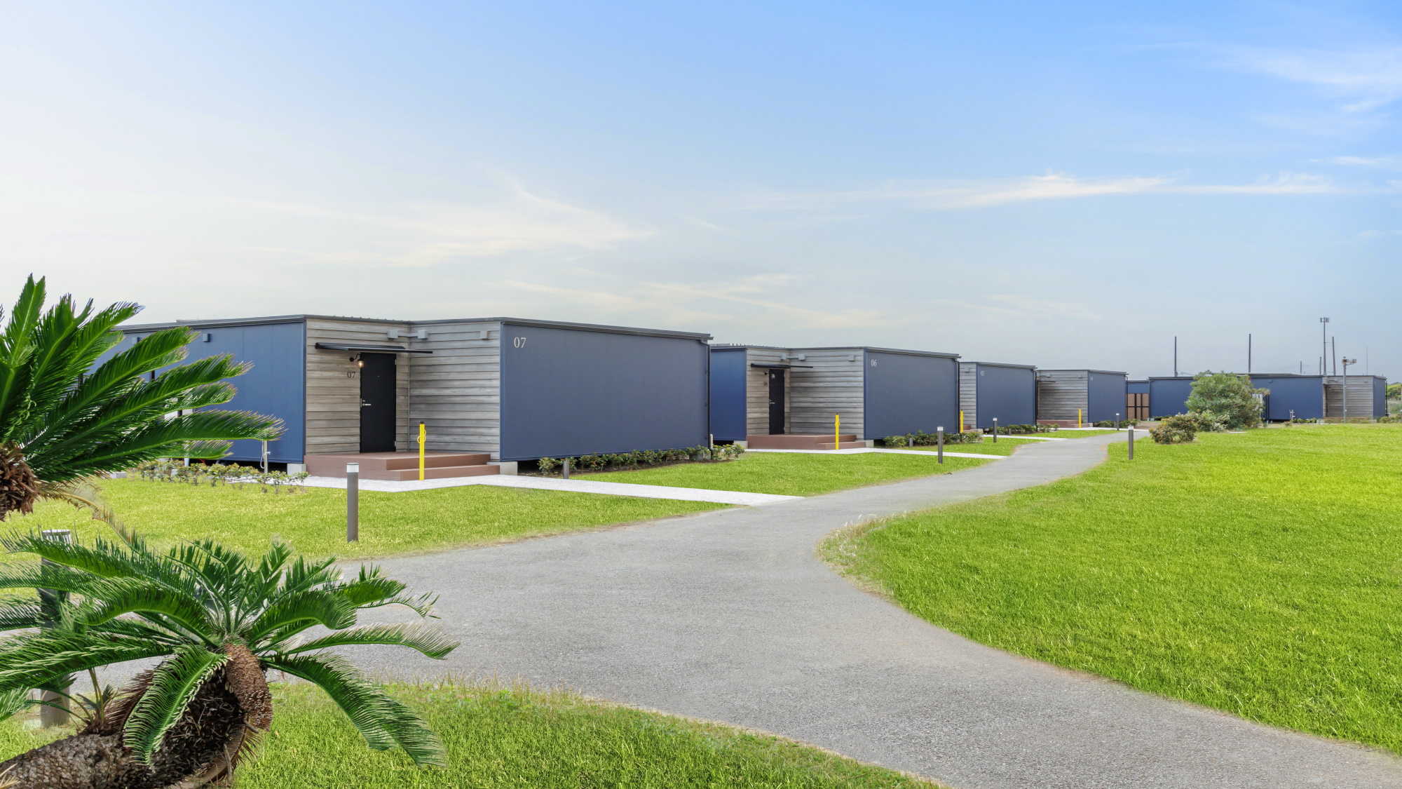 自然を満喫できるグランピング・ヴィラ棟