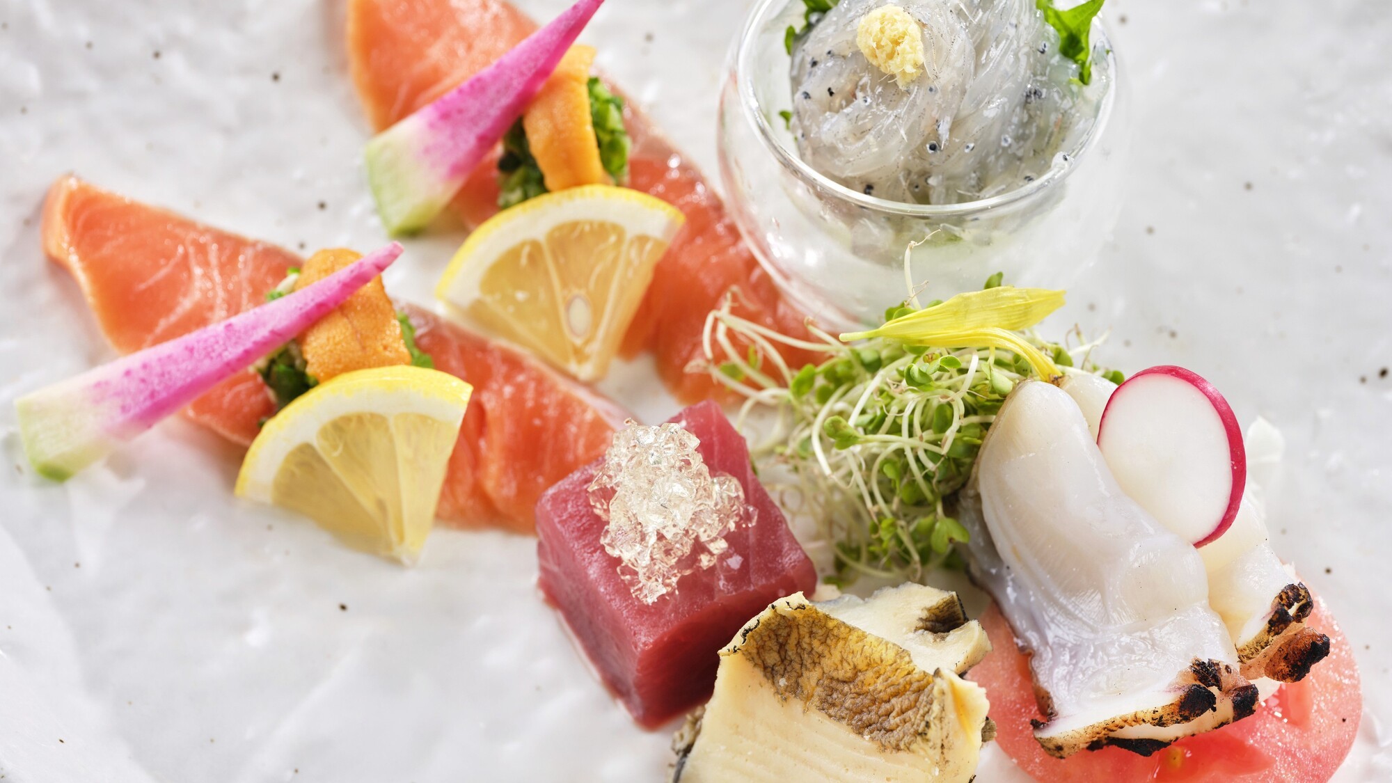 【特別会席】〜大洗名物「海鮮浜焼き」をメインとして、料理長厳選の旬の味覚を贅沢に味わう〜