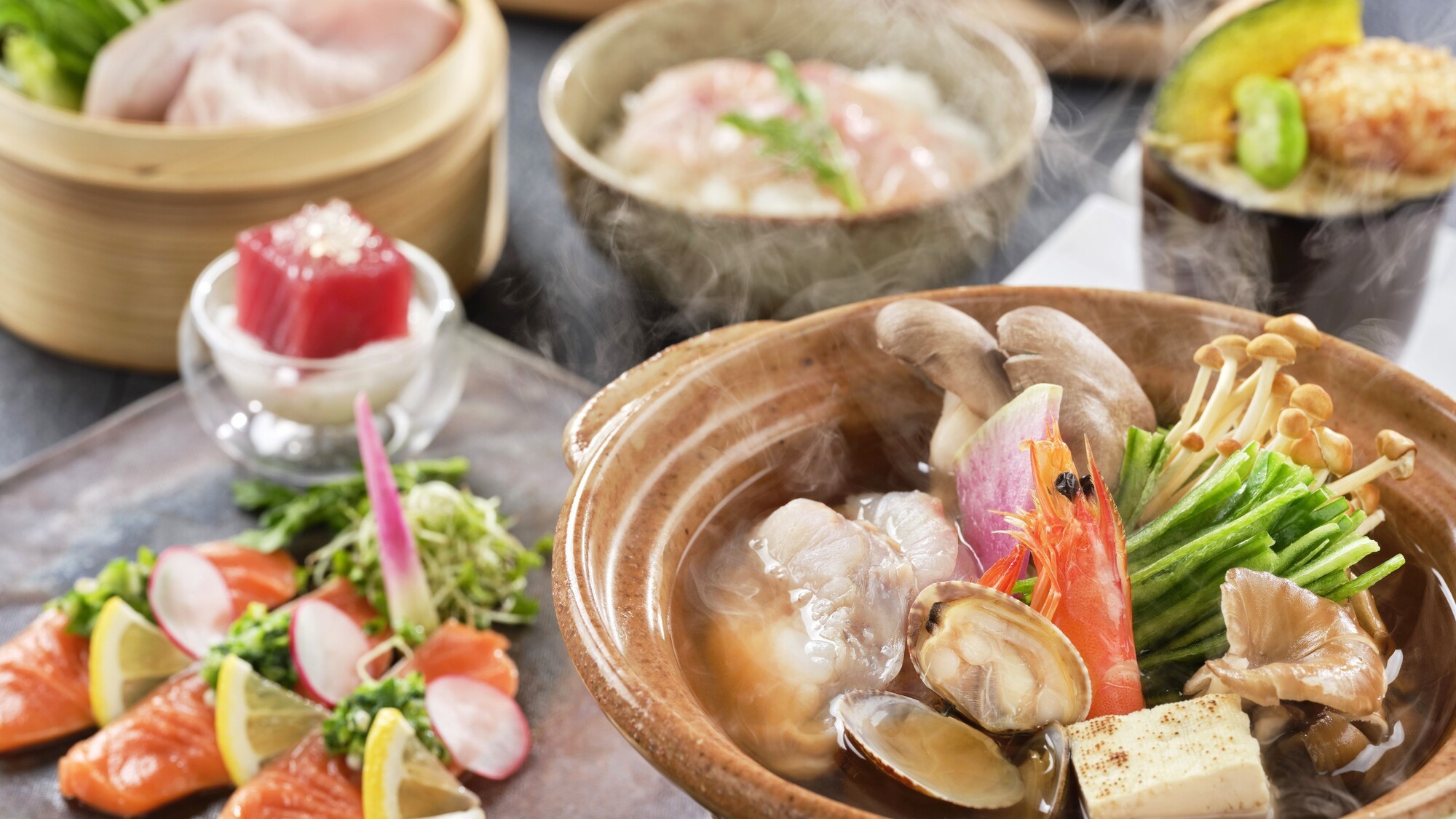 【季節の会席】〜季節の旬を味わう〜海の幸・山の幸で彩る季節の味覚プラン〜　
