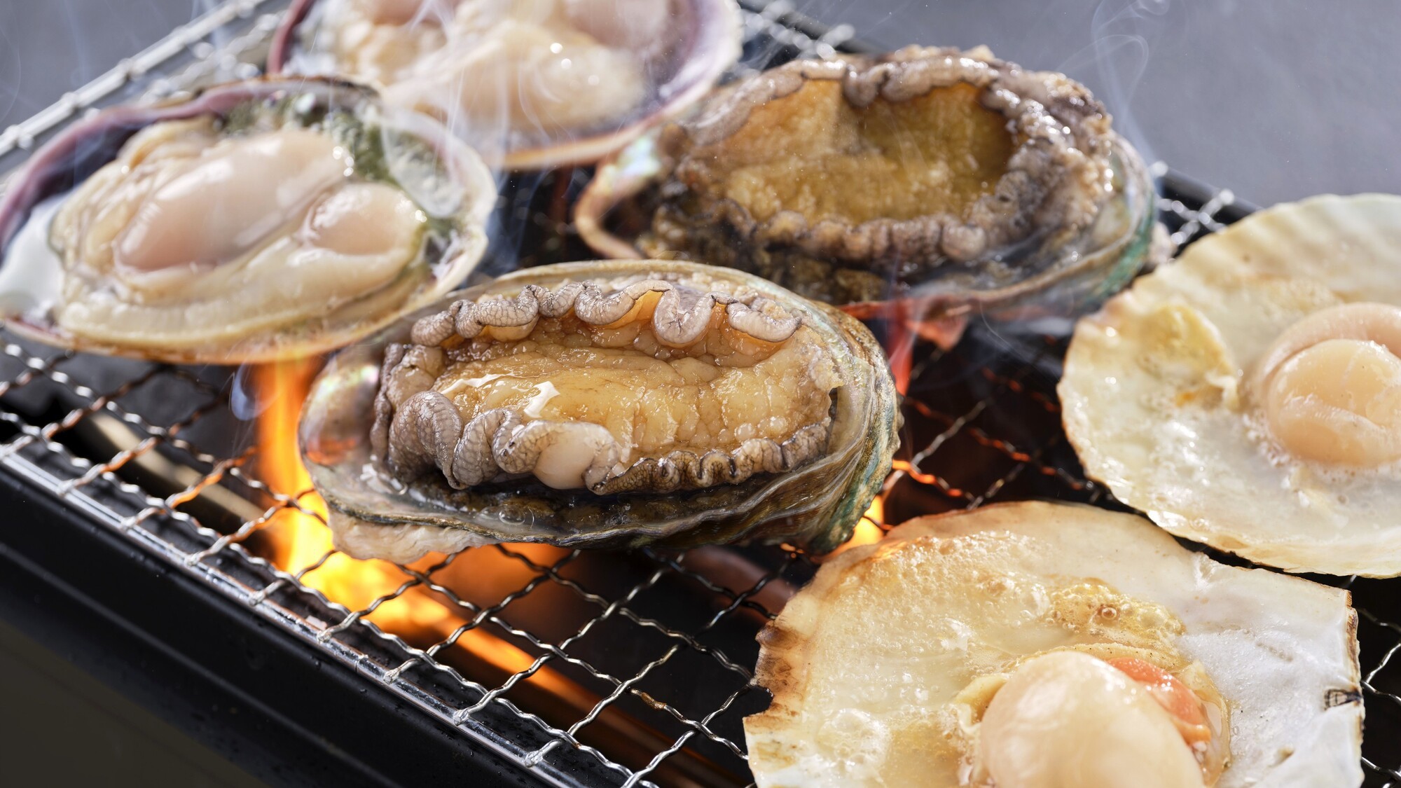 【特別会席】〜大洗名物「海鮮浜焼き」をメインとして、料理長厳選の旬の味覚を贅沢に味わう〜