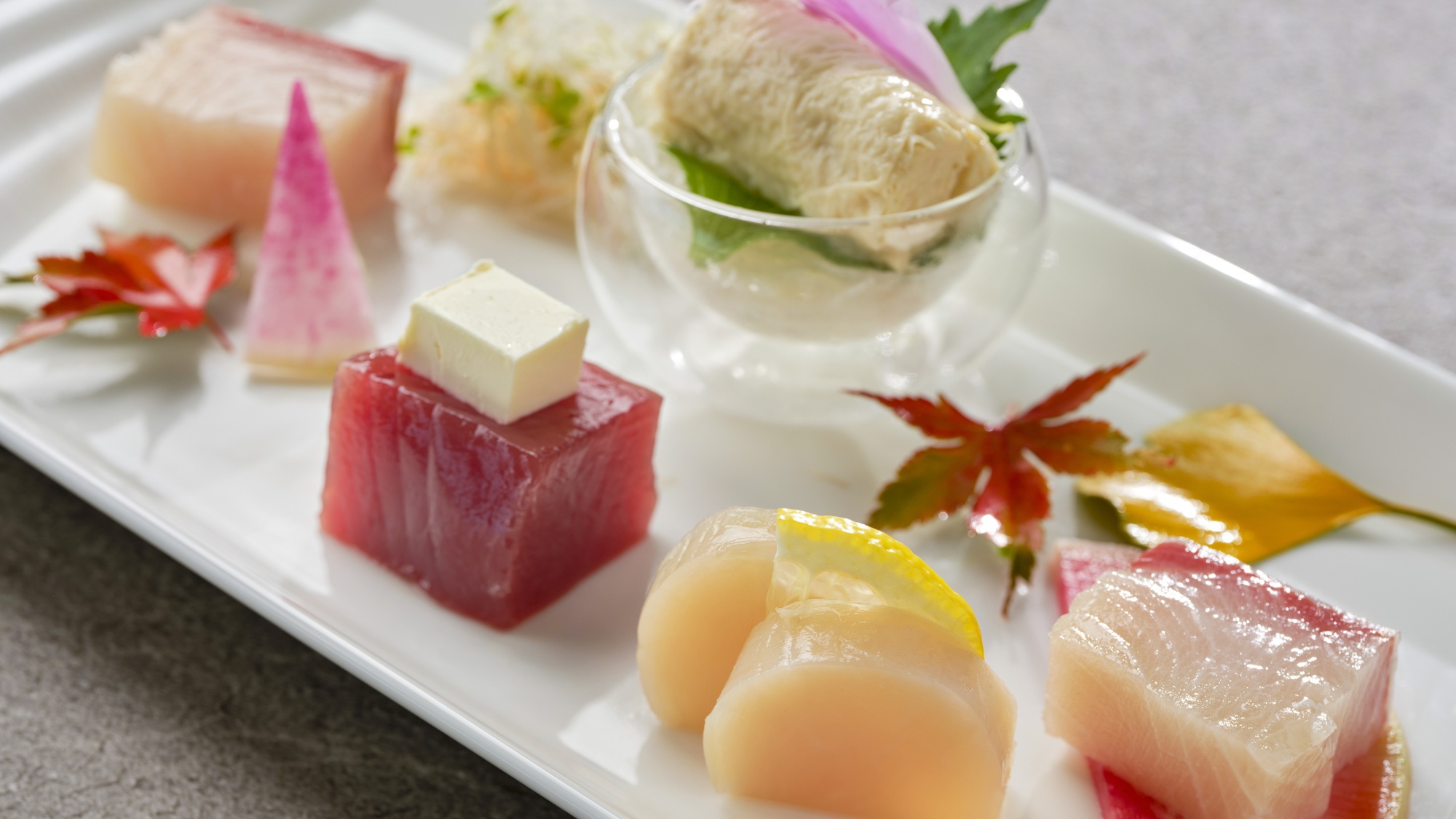 【土地の恵み会席】〜ホテルおすすめ！茨城ブランド「常陸牛」と新鮮なお造りで山海の幸を満喫〜