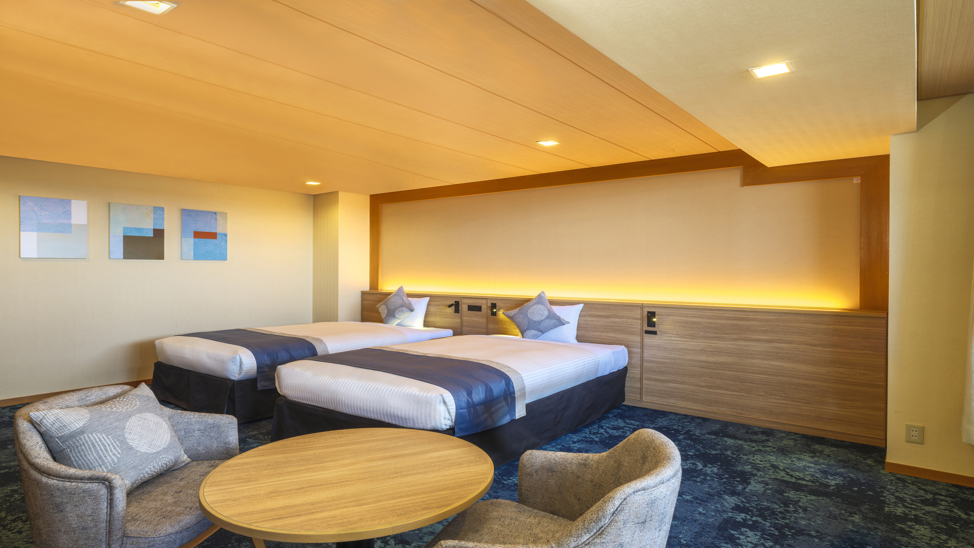 【天然温泉】露天風呂付デラックストリプル《2025年7月改装》