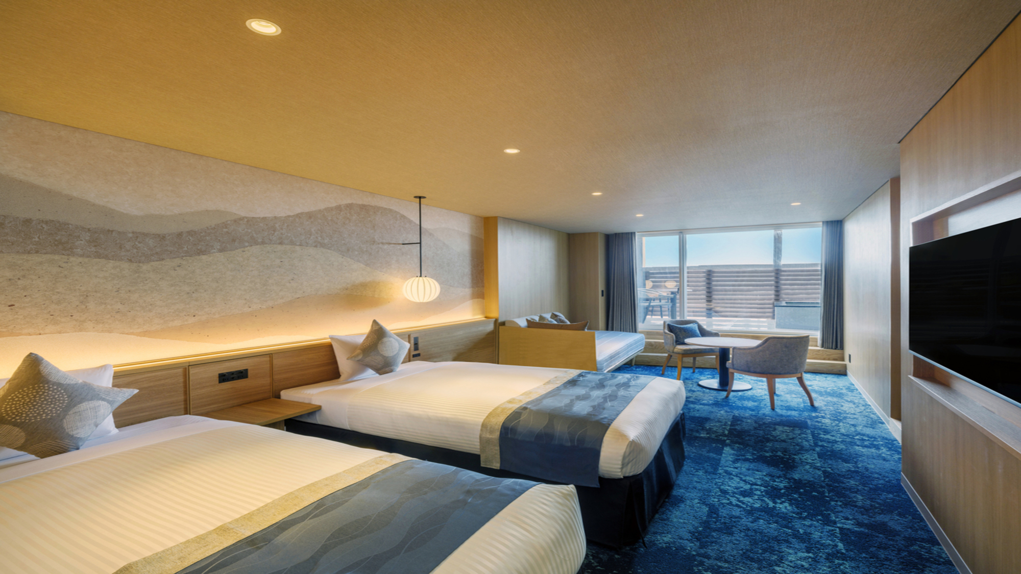 【天然温泉】露天風呂付プレミアムフォース～室内～《2025年7月新設》