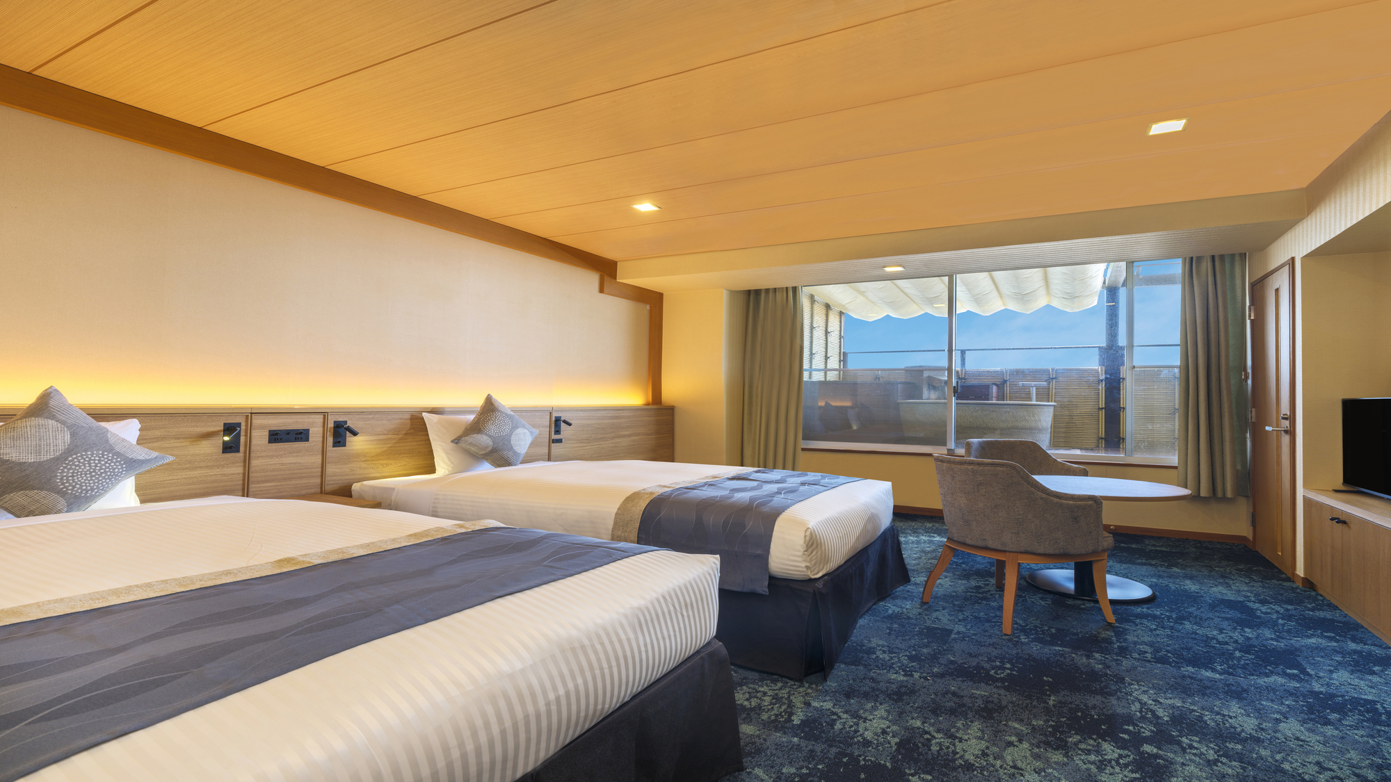 【天然温泉】露天風呂付デラックストリプル《2025年7月改装》