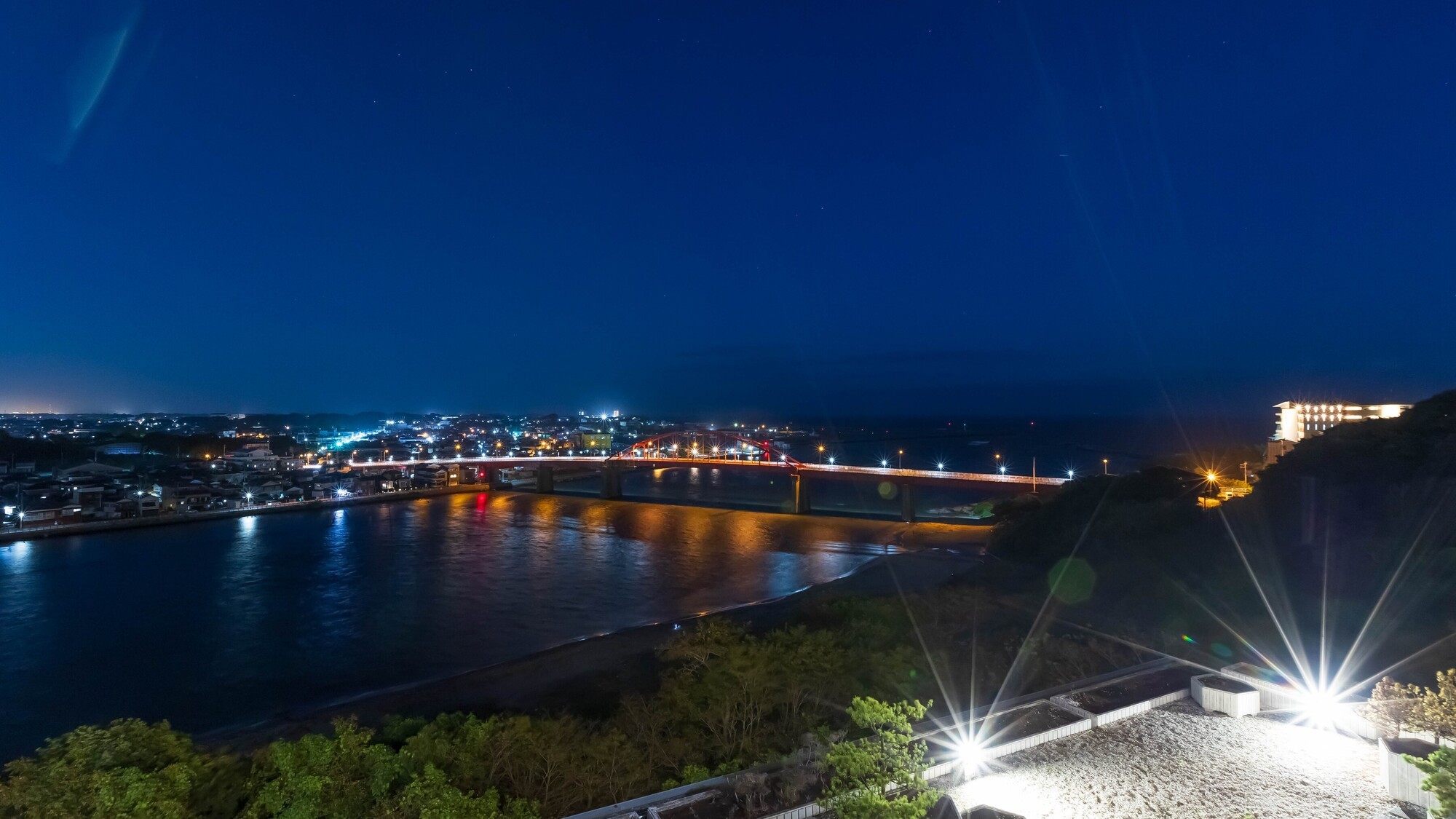 夜の海門橋